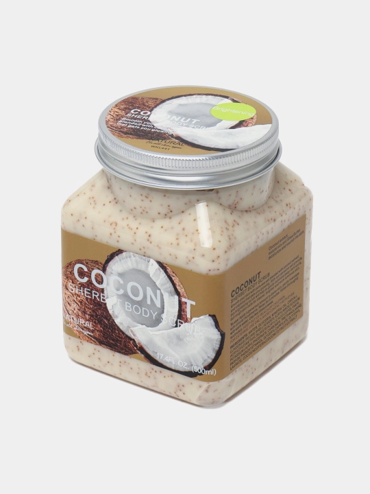 Скраб для тела и лица очищающий пилинг Wokali Sherbet Body Scrub, 500 мл