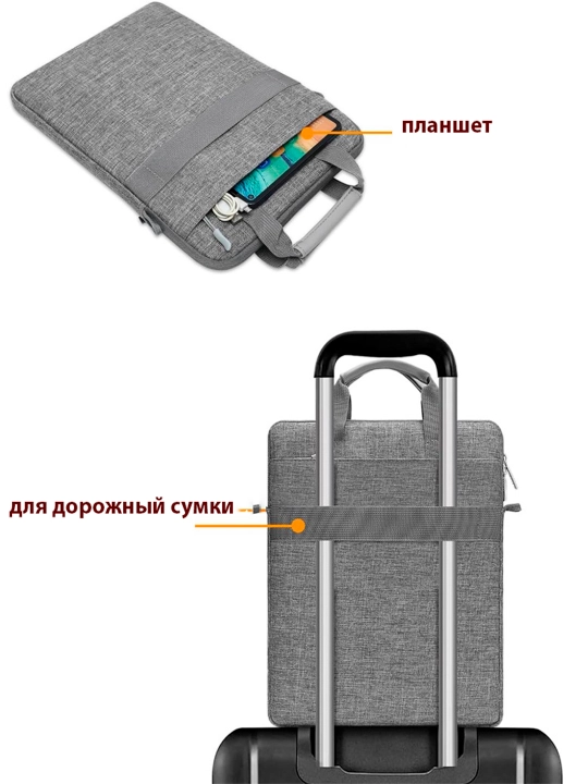 Вертикальная сумка для вашего ноутбука и Макбука 13.6" дюйм