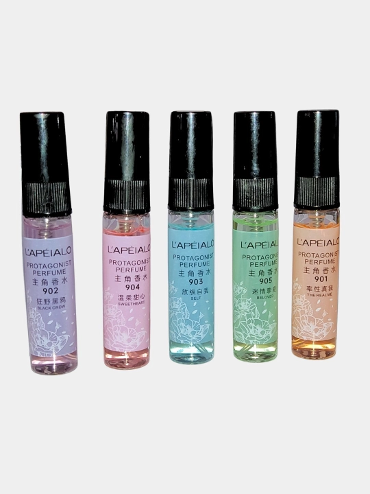 Atirlar sovg'a to'plami, 5 tasi 1 da, L'APEIALO, feromonlar bilan, ayollar uchun, 5 ml