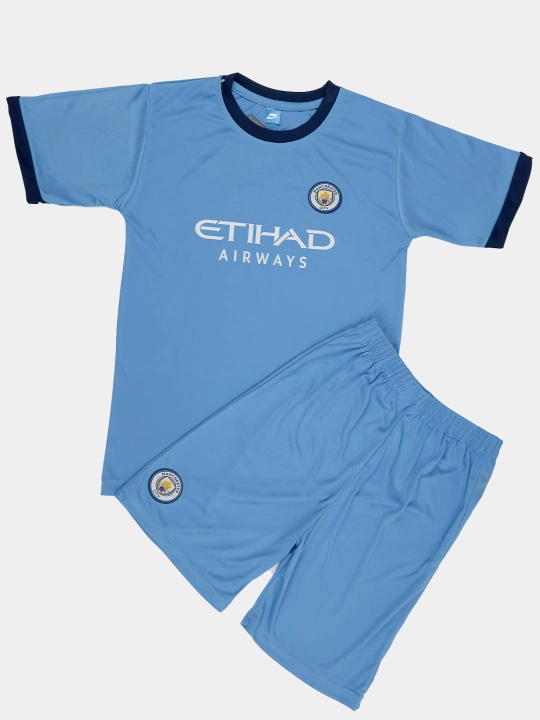 Bolalar futbol formasi Manchester City, futbolka va shortik, 6–14 yosh