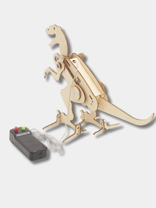Деревянный конструктор робот Динозавр T-Rex