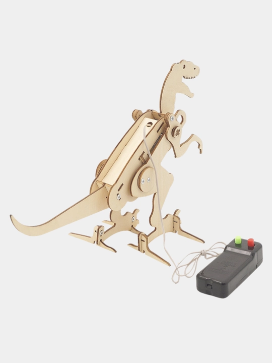 Деревянный конструктор робот Динозавр T-Rex