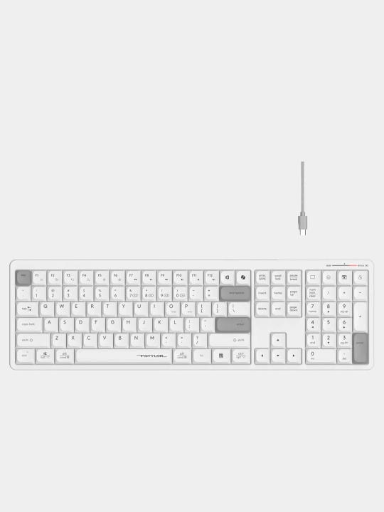 Simsiz klaviatura Bluetooth va 2,4 gigagertsli A4Tech FBX55C