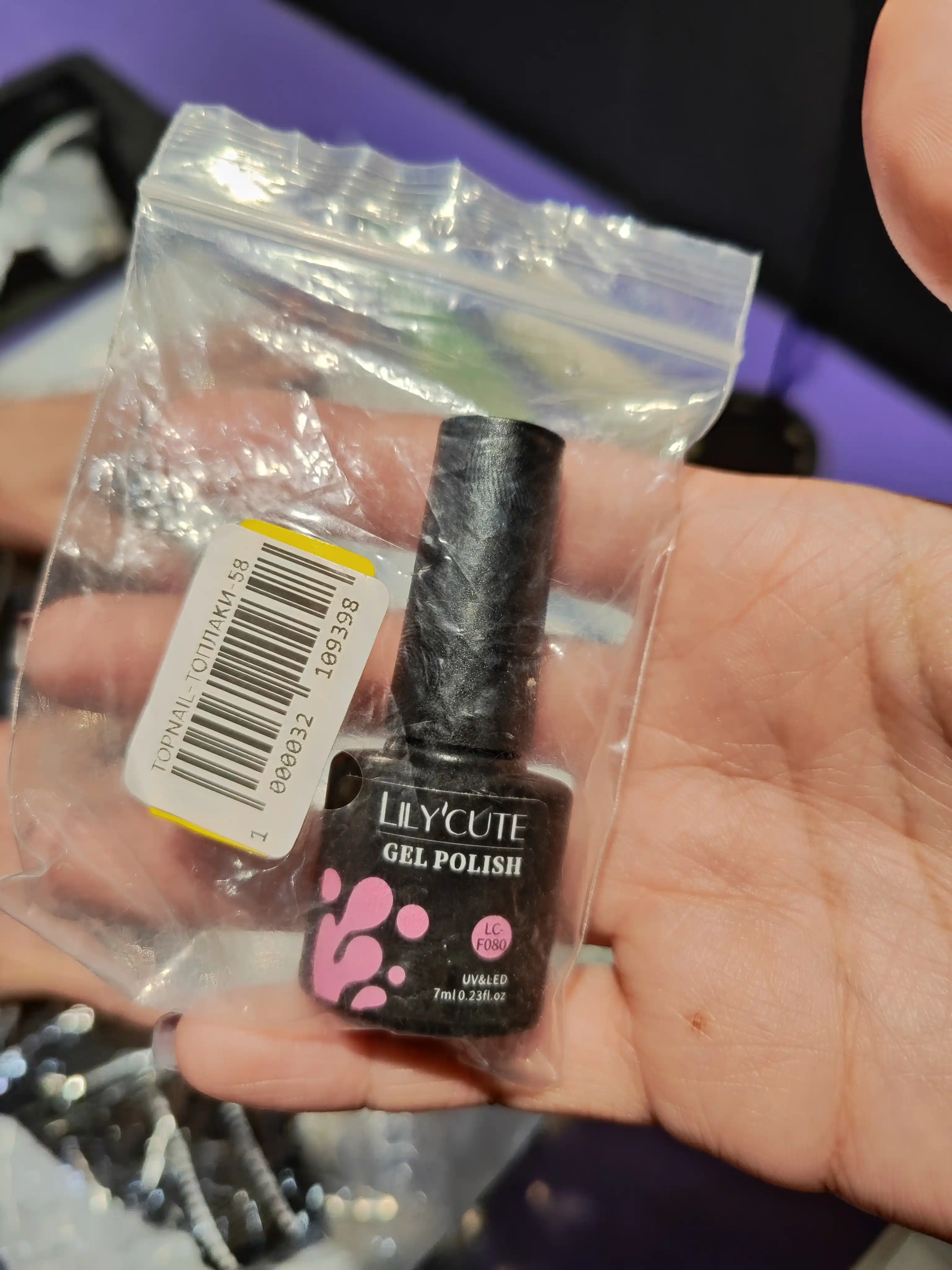 Gel-laklar, 100 ta rang, 7 ml baza, mixlar, manikyur