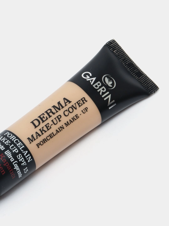 Matlovchi Gabrini Derma Tonal kremi, makiyaj uchun juda ishonchli krem SPF 15, 40 ml