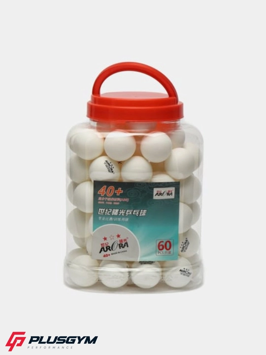 Aurora stol tennisi uchun shariklar 60 dona 3 yulduz