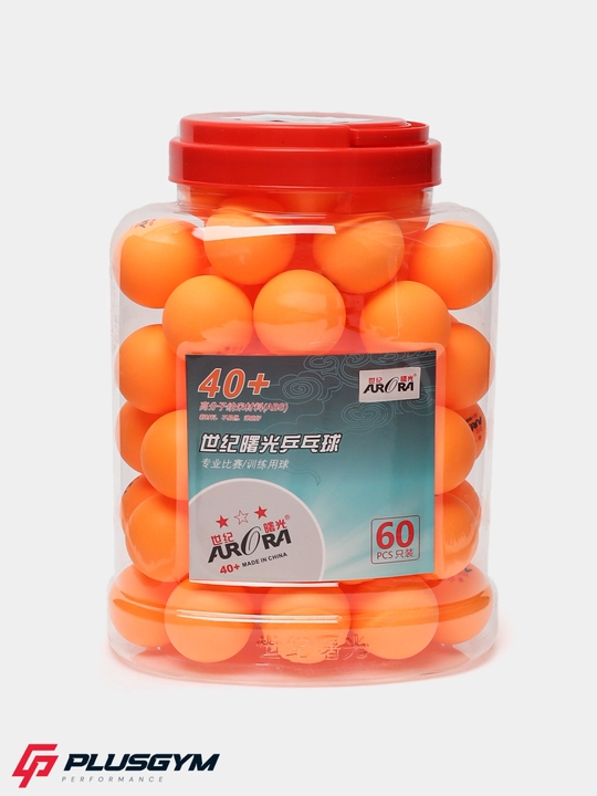 Aurora stol tennisi uchun shariklar 60 dona 3 yulduz