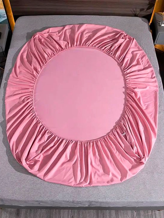 Простыня на резинке Linens, Сиреневая, 90x200x25 cм - 4986 - 