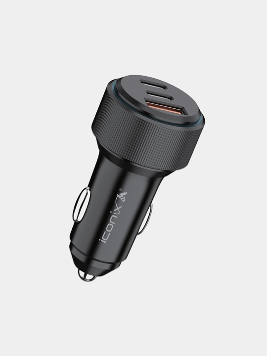 Avtomobil zaryadlovchi ICONIX Super Fast Car Charger Power, 78W, Ixcham va samarali - 