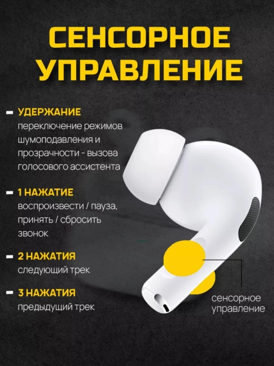 Simsiz quloqchinlar Pods 2, 3, iPhone va Android uchun