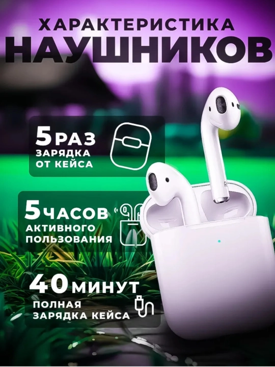 Simsiz quloqchinlar Pods 2, 3, iPhone va Android uchun