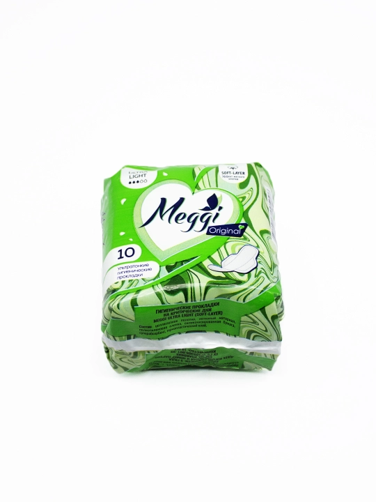 Ayollar uchun sanitariya prokladkalari Meggi Ultra Light, 10 dona