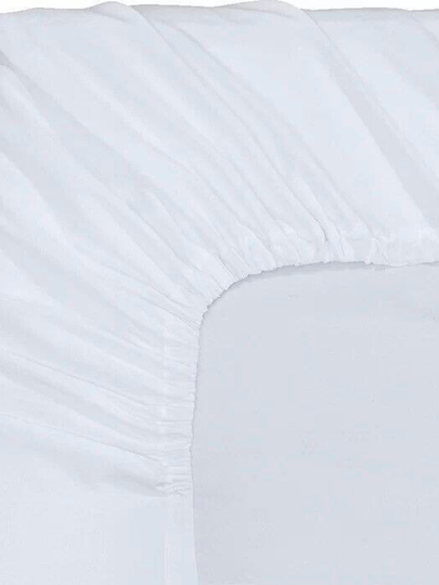 Простыня на резинке Linens, Белая, 180 * 200 * 25 cм 4140