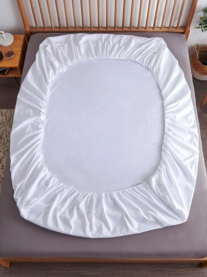 Простыня на резинке Linens, Белая, 180 * 200 * 25 cм 4140 - 