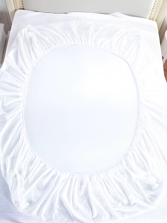 Простыня на резинке Linens, Белая, 180 * 200 * 25 cм 4140
