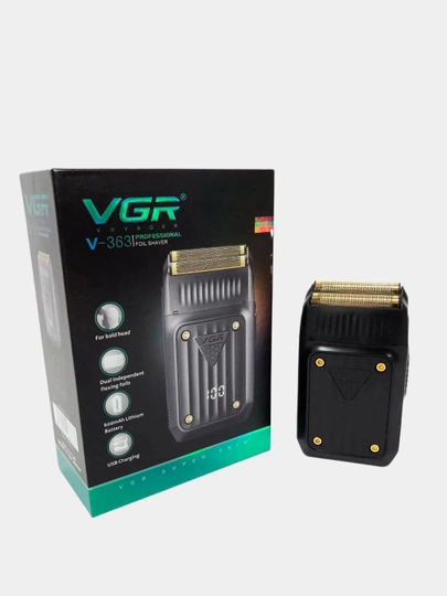 Портативная бритва VGR, для удаления волос и бороды — QULAYBA-VGR3-БИРЮЗ