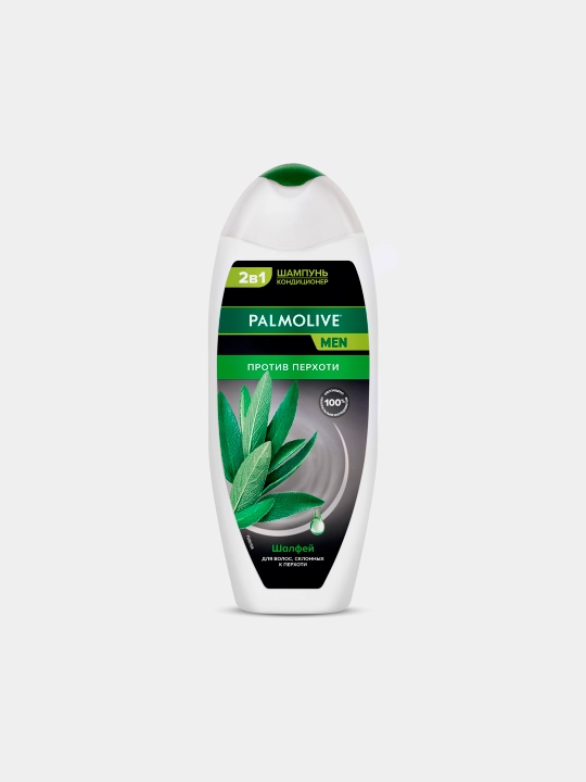 Шампунь-Кондиционер 2 в 1 Palmolive MEN "Против перхоти", Шалфей, 220 мл - 