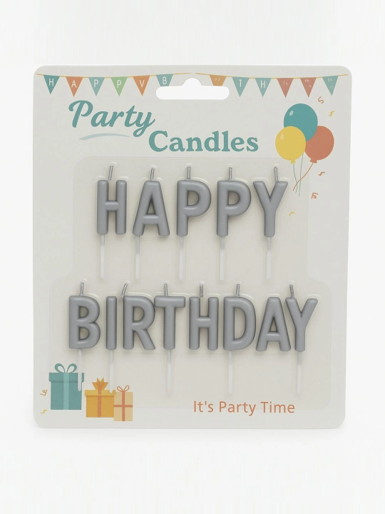 Свечи для торта, Happy brithday