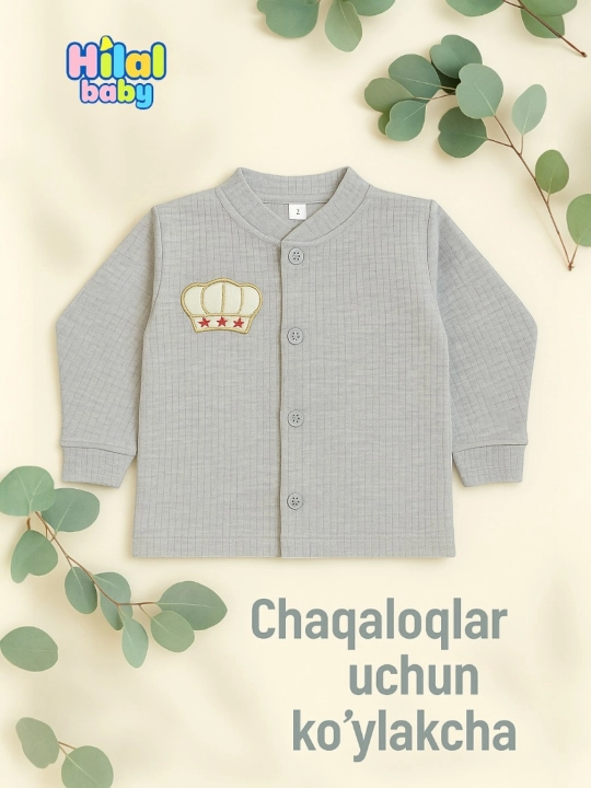 Kichkintoylar uchun toj naqshli ko‘ylak - 