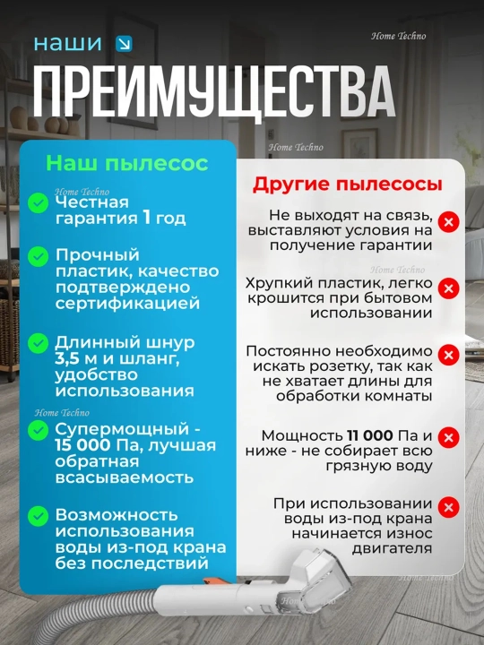 Моющий пылесос для химчистки, в доме и авто Паранератор для пятен