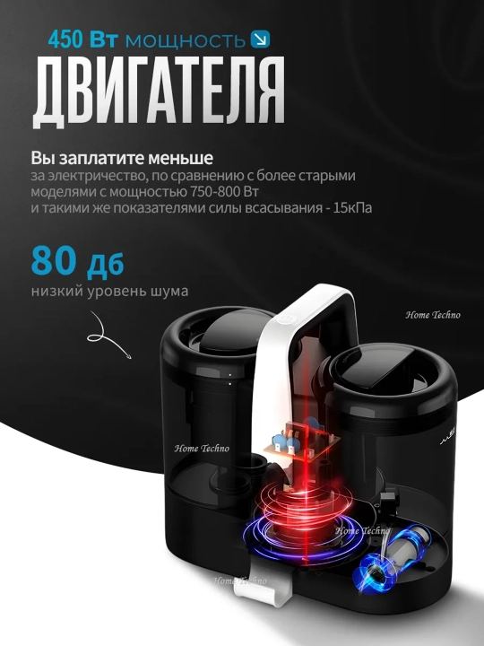 Моющий пылесос для химчистки, в доме и авто Паранератор для пятен