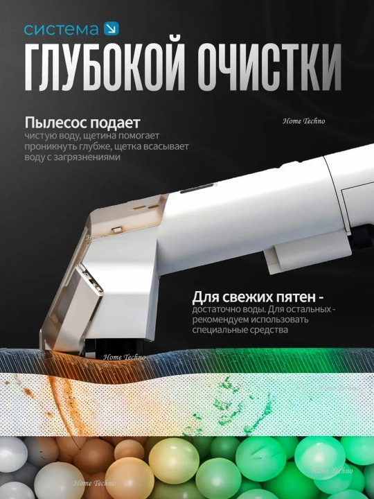 Моющий пылесос для химчистки, в доме и авто Паранератор для пятен