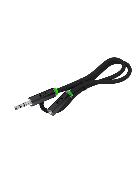 GCR удлинитель аудио AUX кабеля jack 3.5 мм, stereo для bluetooth-колонок JBL, SVEN, SONY