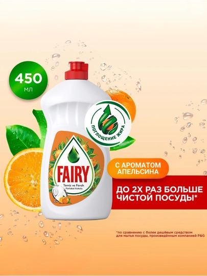 Средство для мытья посуды Fairy Апельсин , 450 мл — BITHIM1-PTR0044