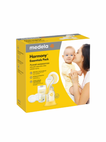 Ручной молокоотсос Medela Harmony Essentials, с набором аксессуаров, 150 мл