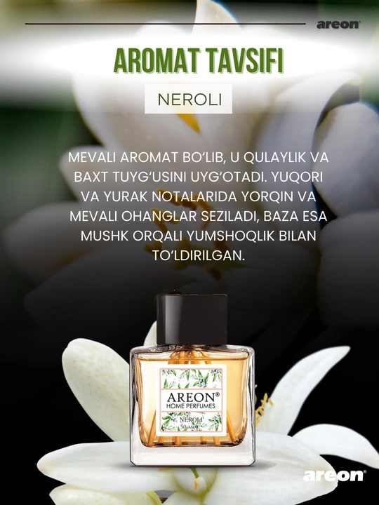 Ароматизатор для дома Areon Home Perfume Garden, диффузор, освежитель воздуха 50 мл