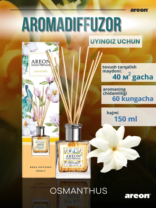 Диффузор для дома Areon Home Perfume Garden, освежитель воздуха, ароматизатор, 150 мл