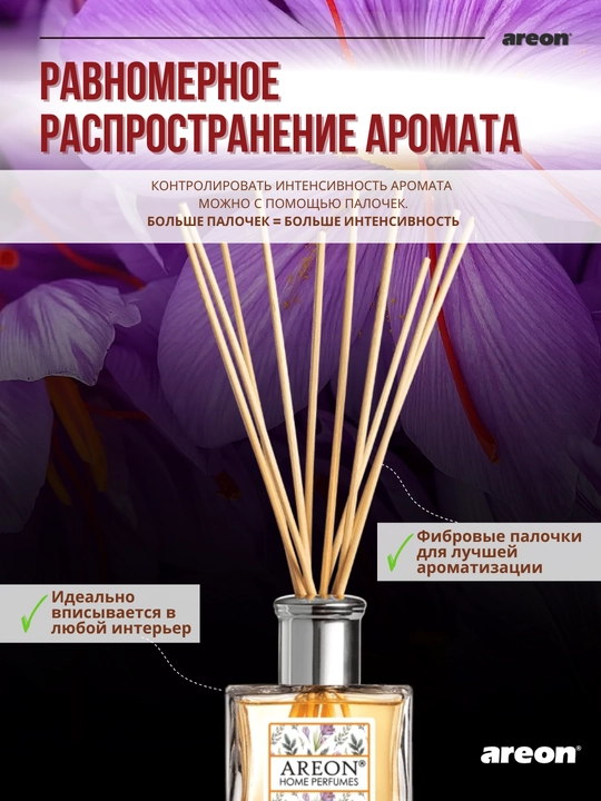 Диффузор для дома Areon Home Perfume Garden, освежитель воздуха, ароматизатор, 150 мл
