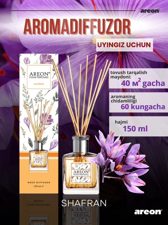 Диффузор для дома Areon Home Perfume Garden, освежитель воздуха, ароматизатор, 150 мл