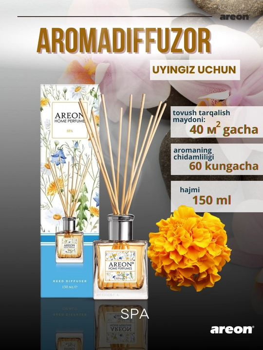 Диффузор для дома Areon Home Perfume Garden, освежитель воздуха, ароматизатор, 150 мл