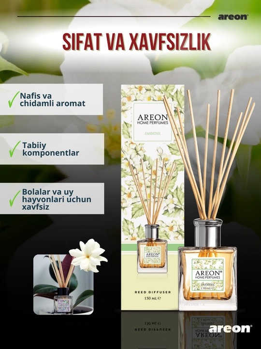 Диффузор для дома Areon Home Perfume Garden, освежитель воздуха, ароматизатор, 150 мл
