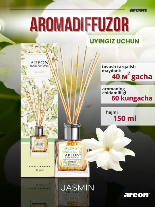 Диффузор для дома Areon Home Perfume Garden, освежитель воздуха, ароматизатор, 150 мл