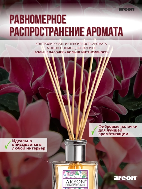 Диффузор для дома Areon Home Perfume Garden, освежитель воздуха, ароматизатор, 150 мл