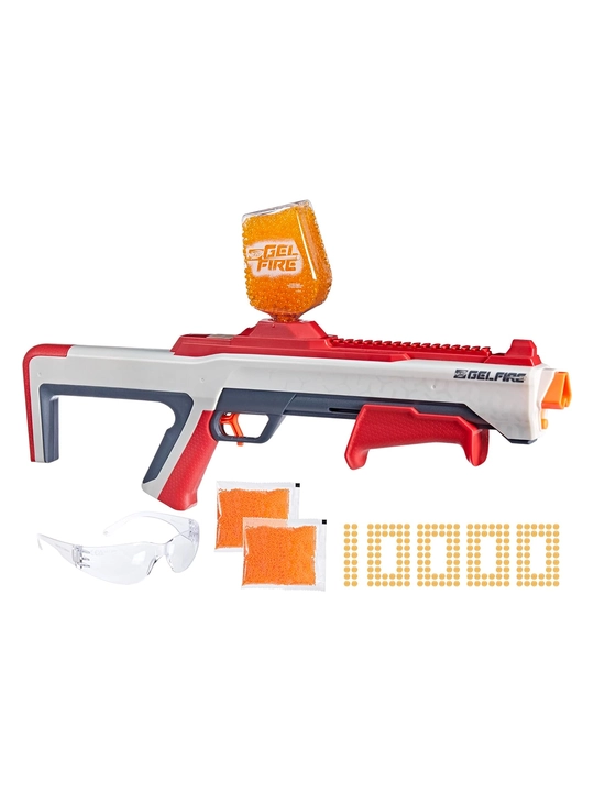 NERF ProGel fire Raid blaster, bir vaqtning o'zida 5 ta o'q otadi, 10 000 gel o'q - 