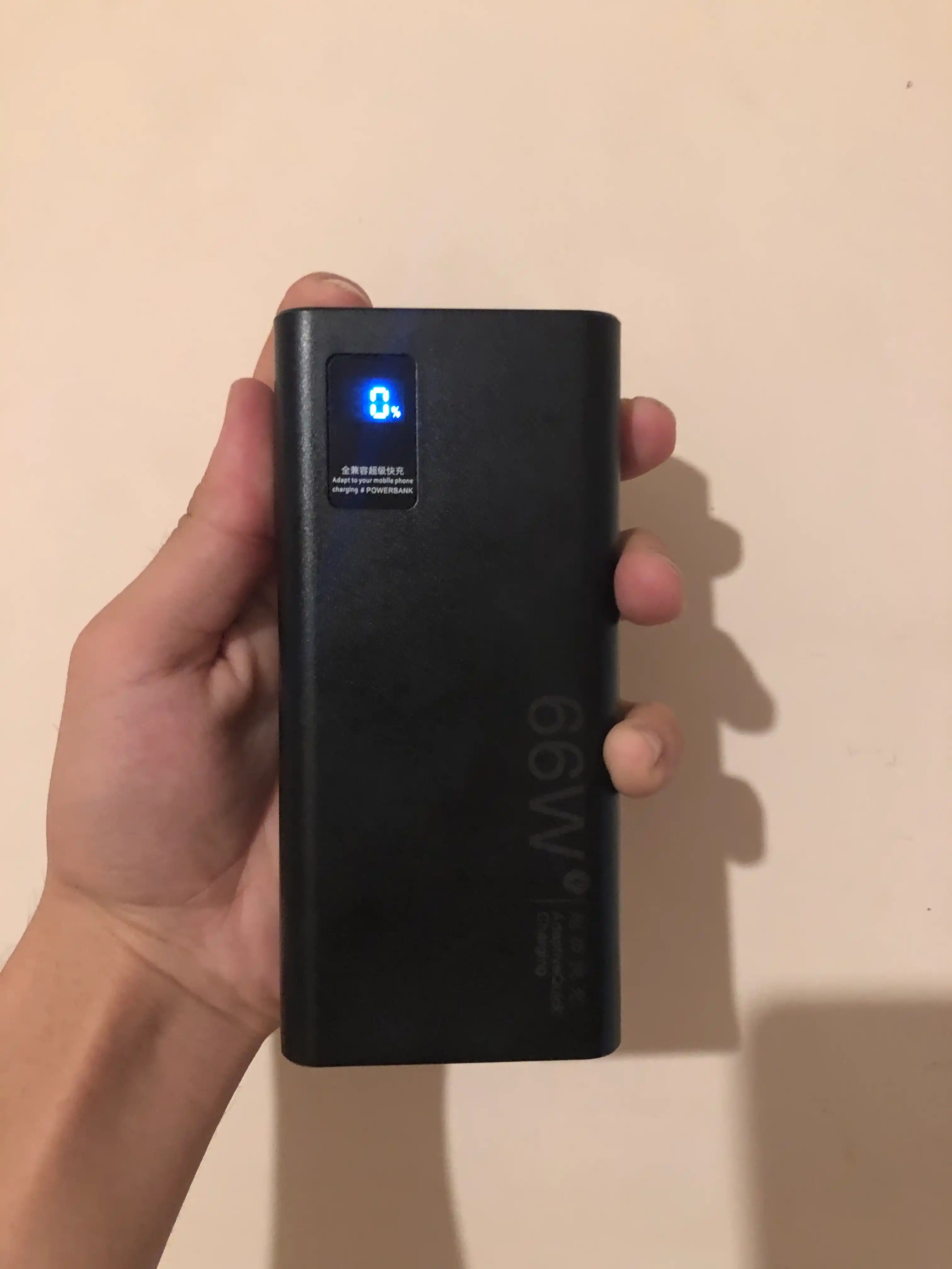 Tashqi akkumulyator Power Bank 66 W,tez zaryadlashni qo'llab-quvvatlaydigan, 20000 mA/soat