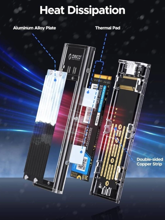 M.2 NVMe SSD 4 terabayt SSD korpusi Gen 4 qo'llab-quvvatlash