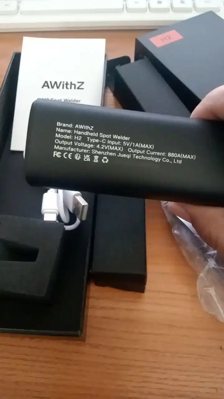 AWithZ H2 Rangli ekranli portativ nuqtali kavsharlagich