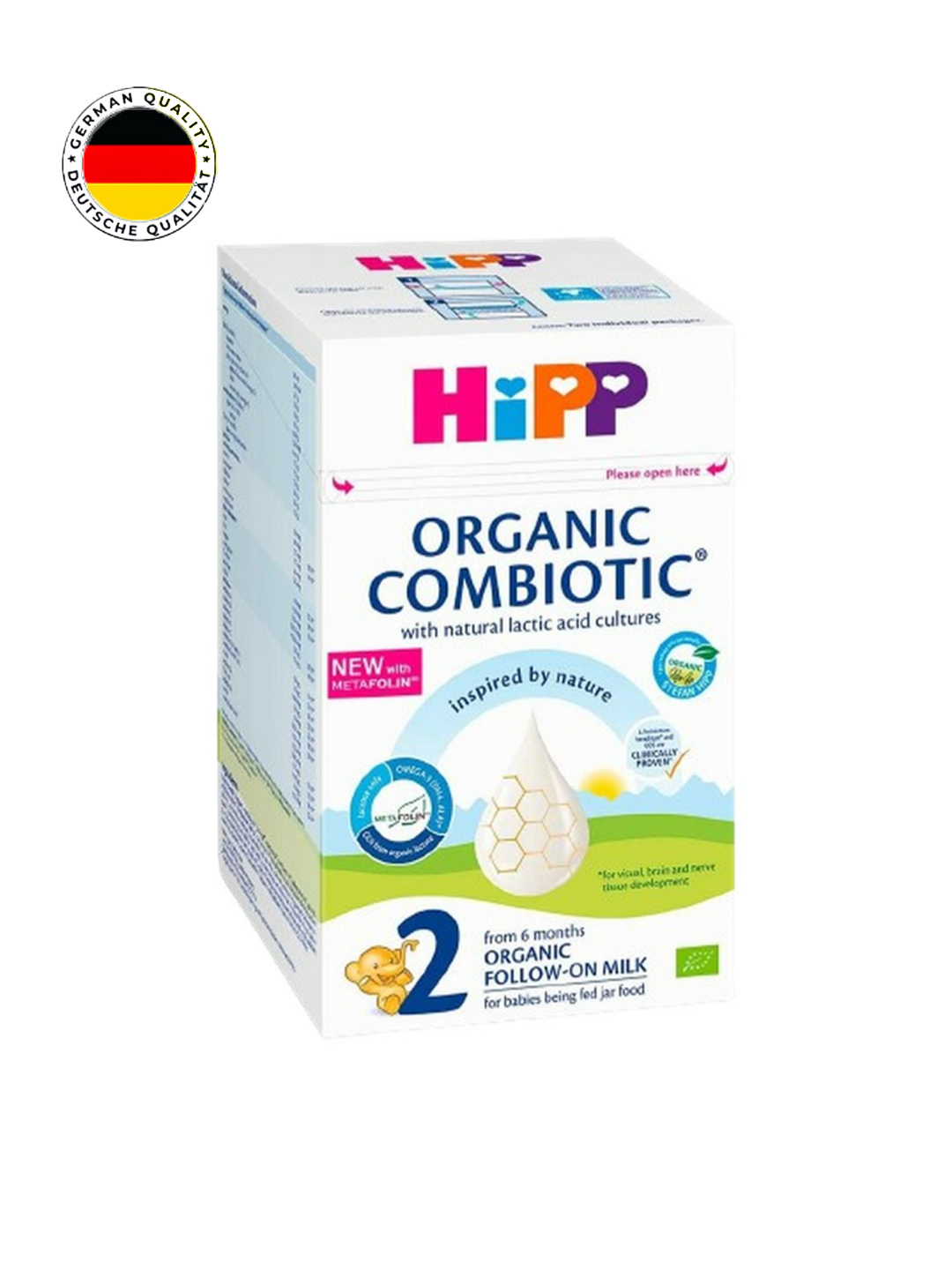 Детская смесь Hipp organic combiotic 2 - 800 гр