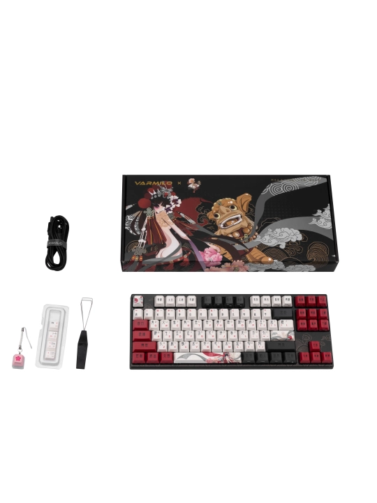 Клавиатура Varmilo VEM87 Beijing Opera EC V2 Rose USB