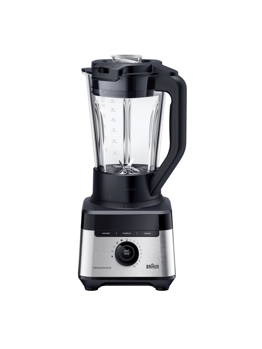 Stasionar blender Braun PowerBlend 7 JB7550BK, 1400 Vt, 2 litr idish, avtomatik tozalash