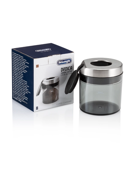 Контейнер для молотого кофе DeLonghi DLSC305, 170 г, герметичная крышка