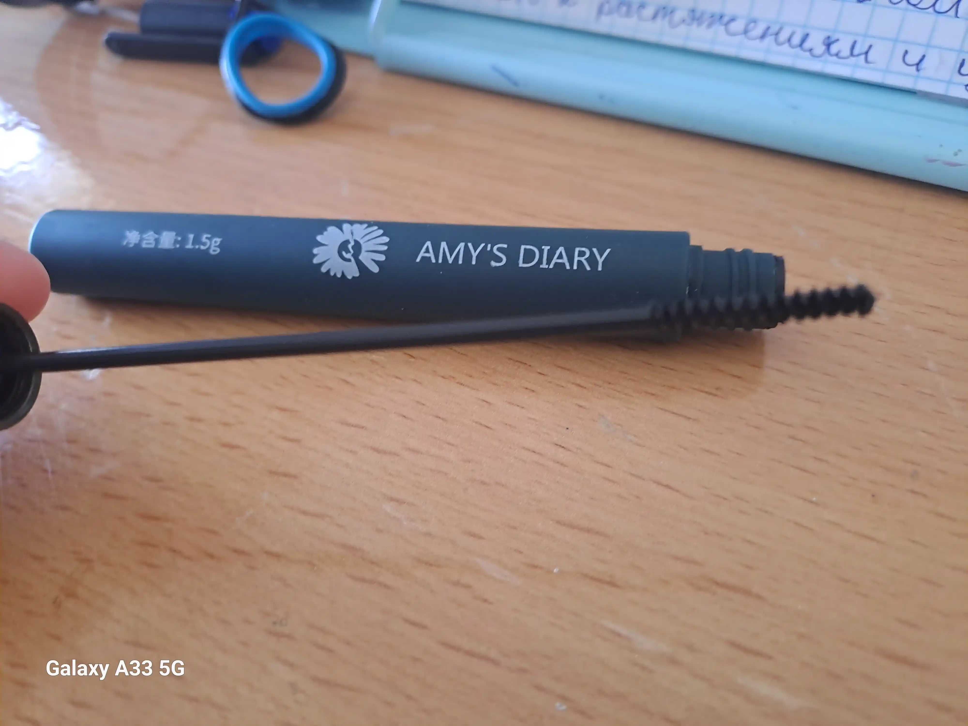 Тушь для ресниц Amy's Diary, водостойкая, ультратонкая, эластичная, черно-коричневая