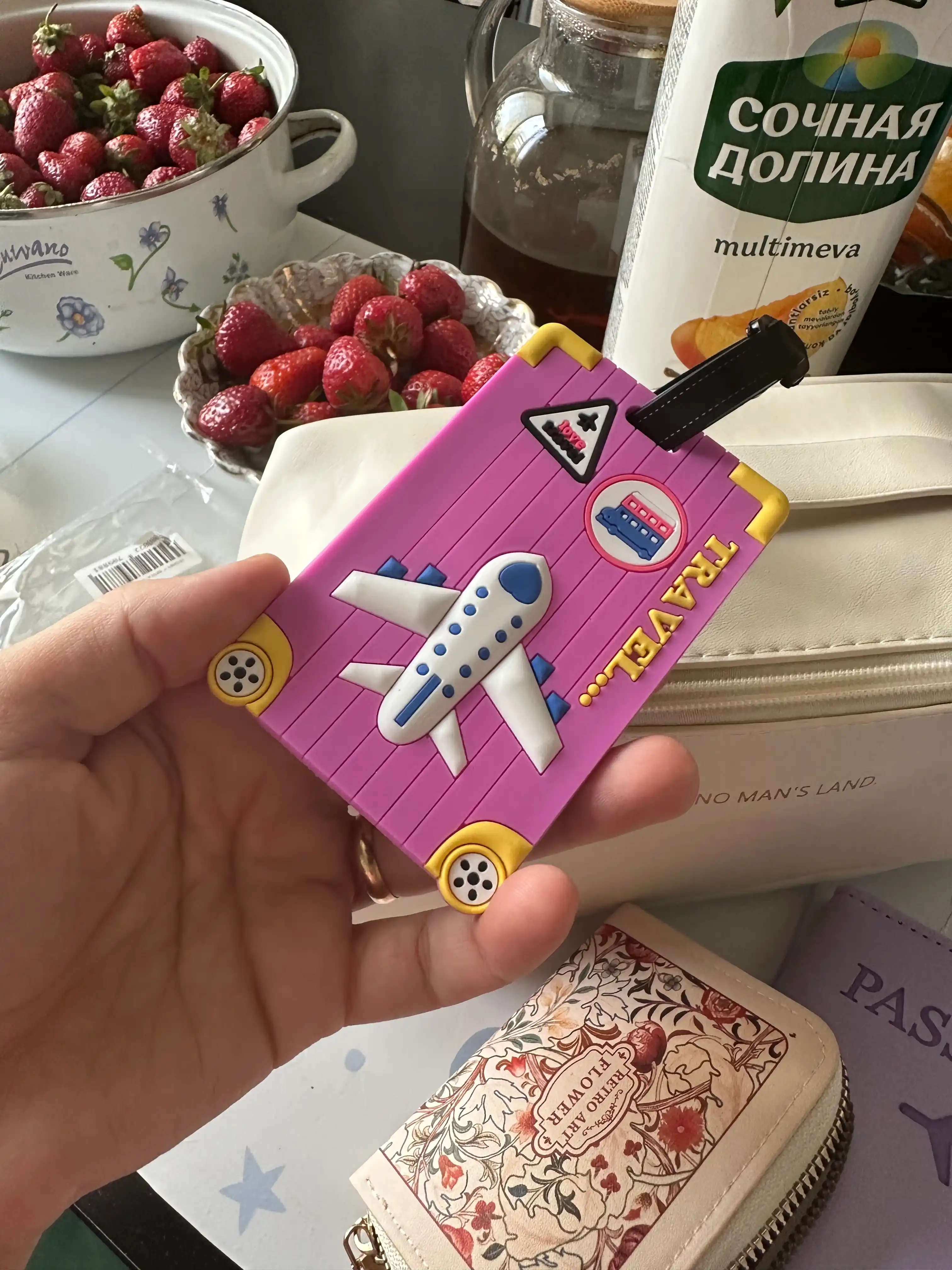 Багажная бирка на чемодан, сумку, рюкзак