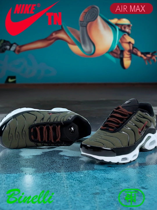Erkaklar va ayollar uchun Nike Air Max Plus TN sport krossovkalari, 40-48, drill