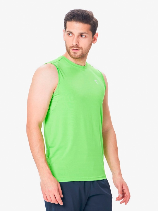 Erkaklar uchun 7SABER sport maykasi, yugurish va fitnes uchun yengsiz ko‘ylak