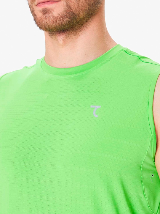 Erkaklar uchun 7SABER sport maykasi, yugurish va fitnes uchun yengsiz ko‘ylak